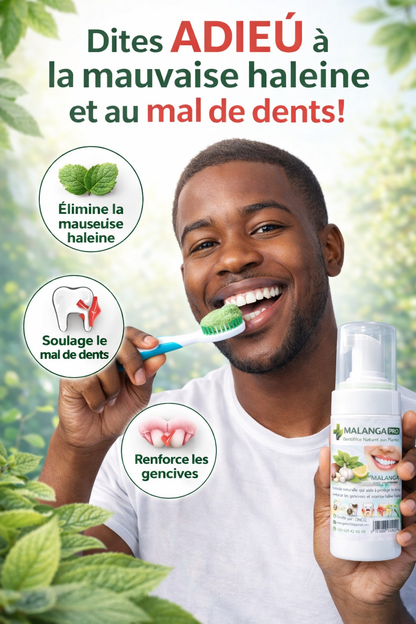 MALANGA PRO – Dentifrice Naturel en Mousse