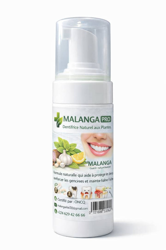 MALANGA PRO – Dentifrice Naturel en Mousse