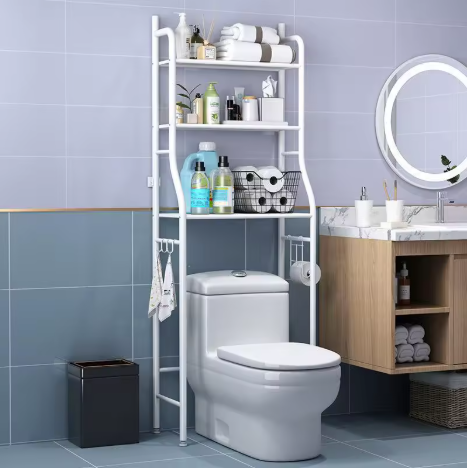Étagère de Rangement Salle de Bain
