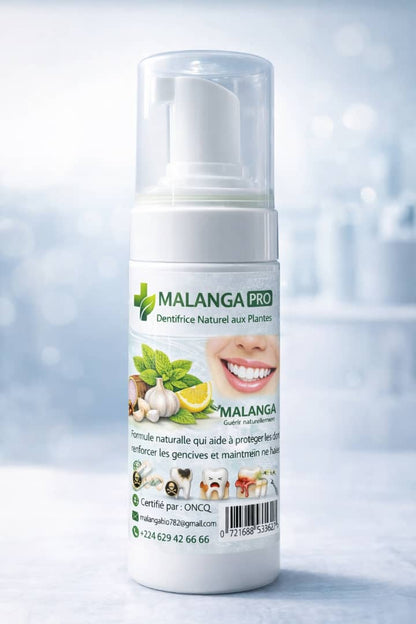 MALANGA PRO – Dentifrice Naturel en Mousse